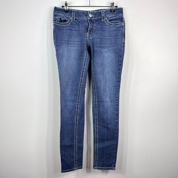 Paisley Sky Skinny Jeans - Picture 1 of 11